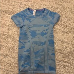 Ivivva Blue Camo Kids Top